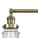 Franklin Restoration Small Canton 2 Light 21 inch Antique Brass Island Light Ceiling Light in Incandescent, Seedy Glass, Franklin Restoration