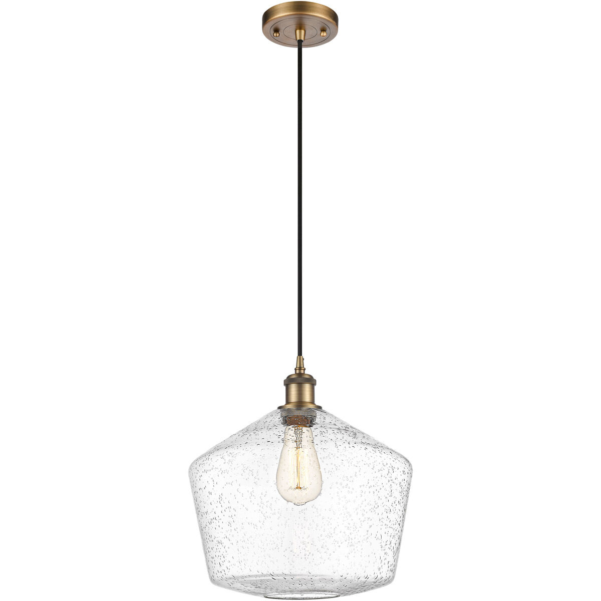 Ballston Cindyrella 1 Light 12 inch Brushed Brass Mini Pendant Ceiling Light