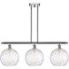 Ballston Athens Water Glass 3 Light 37 inch Polished Chrome Island Light Ceiling Light