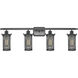 Austere Bleecker 4 Light 36 inch Oil Rubbed Bronze Bath Vanity Light Wall Light