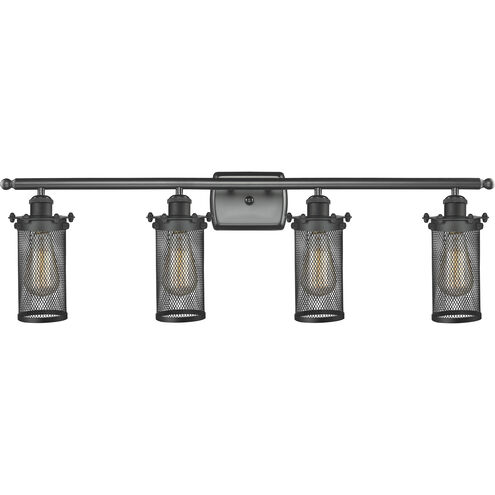 Austere Bleecker LED 36 inch Brushed Satin Nickel Bath Vanity Light Wall Light