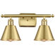 Ballston Smithfield LED 16 inch Satin Gold Bath Vanity Light Wall Light, Ballston