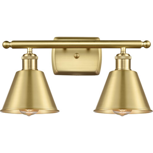 Ballston Smithfield LED 16 inch Satin Gold Bath Vanity Light Wall Light, Ballston