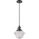 Franklin Restoration Oxford 1 Light 7.5 inch Oil Rubbed Bronze Mini Pendant Ceiling Light in Incandescent, Seedy