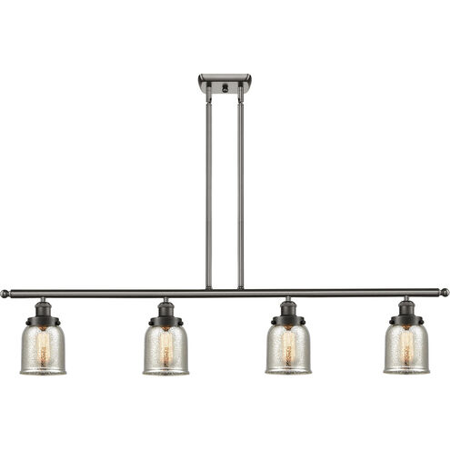 Small Bell 4 Light 48 inch Oil Rubbed Bronze Island Light Ceiling Light, Ballston
