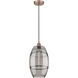 Edison Vaz 1 Light 10 inch Antique Copper Cord Hung Mini Pendant Ceiling Light