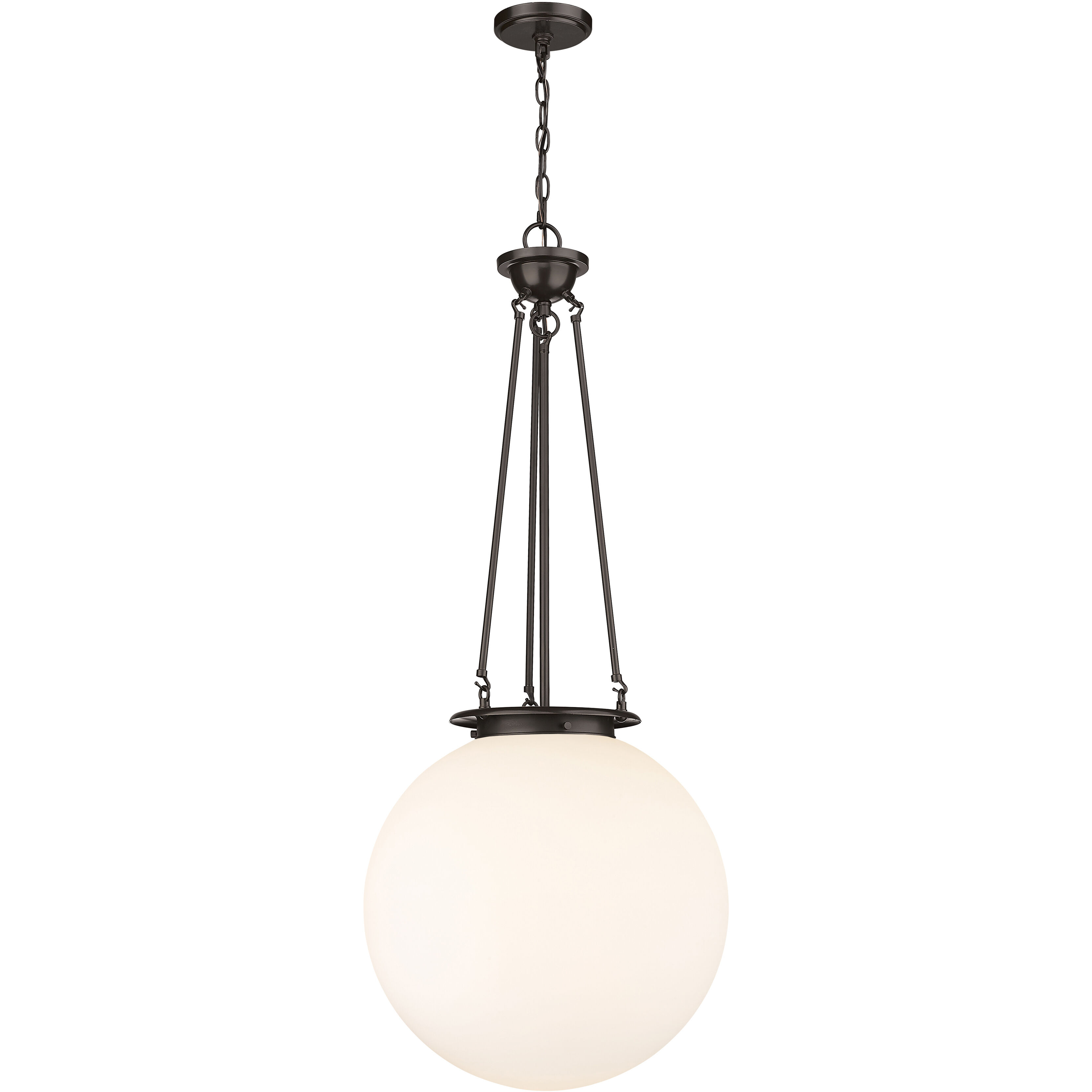 Beacon 1 Light 17.75 inch Oil Rubbed Bronze Pendant Ceiling Light