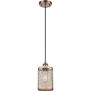Nestbrook 1 Light 4.75 inch Antique Copper Pendant Ceiling Light