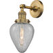 Franklin Restoration Geneseo LED 7 inch Brushed Brass Semi-Flush Mount Ceiling Light, Franklin Restoration