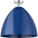 Edison Plymouth Dome 1 Light 16.00 inch Semi-Flush Mount