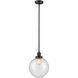 Franklin Restoration X-Large Beacon 1 Light 10 inch Oil Rubbed Bronze Mini Pendant Ceiling Light in Seedy Glass, Franklin Restoration