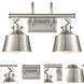 Auralume Provin 2 Light 19 inch Brushed Satin Nickel Bath Vanity Light Wall Light in Incandescent