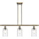 Ballston Candor LED 36 inch Antique Brass Island Light Ceiling Light, Ballston