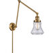 Bellmont 30 inch 3.50 watt Brushed Brass Swing Arm Wall Light, Franklin Restoration