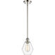 Ballston Cindyrella LED 6 inch Polished Nickel Mini Pendant Ceiling Light in Clear Glass