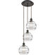Ballston Rochester 3 Light 14.5 inch Oil Rubbed Bronze Cord Hung Multi Pendant Ceiling Light