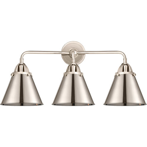 Nouveau 2 Appalachian 3 Light 26 inch Polished Nickel Bath Vanity Light Wall Light