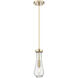 Owego 1 Light 4.75 inch Champagne Bronze Pendant Ceiling Light in Clear Glass