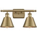 Ballston Smithfield LED 16 inch Brushed Brass Bath Vanity Light Wall Light, Ballston