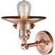 Franklin Restoration Railroad 1 Light 8 inch Antique Copper Sconce Wall Light, Franklin Restoration