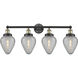 Geneseo 4 Light 33 inch Black Antique Brass Bath Vanity Light Wall Light