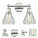 Conesus 2 Light 15 inch Polished Nickel Bath Vanity Light Wall Light