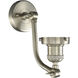 Franklin Restoration Bare Bulb LED 4.5 inch Brushed Satin Nickel Sconce Wall Light, Franklin Restoration