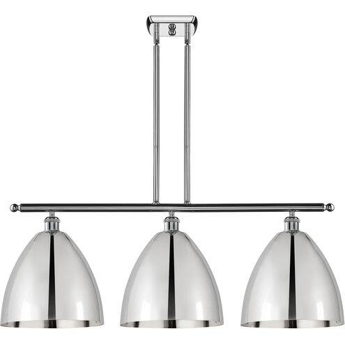 Ballston Dome 3 Light 39 inch Polished Chrome Island Light Ceiling Light