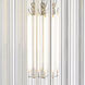 Empire 1 Light 3.13 inch Polished Nickel Sconce Wall Light in Clear Glass