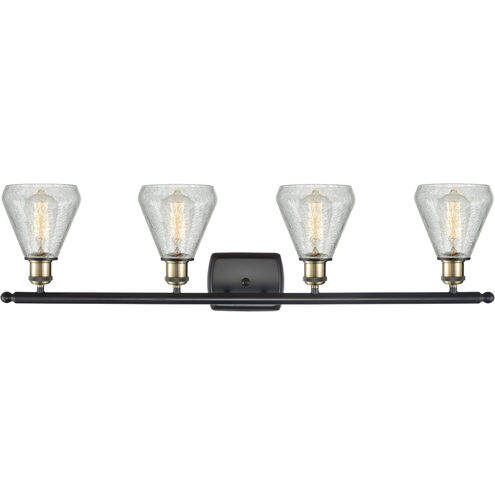 Ballston Conesus LED 36 inch Black Antique Brass Bath Vanity Light Wall Light, Ballston
