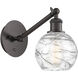 Ballston Athens Deco Swirl 1 Light 6 inch Oil Rubbed Bronze Sconce Wall Light