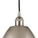 Edison Dome 1 Light 9 inch Brushed Satin Nickel Mini Pendant Ceiling Light