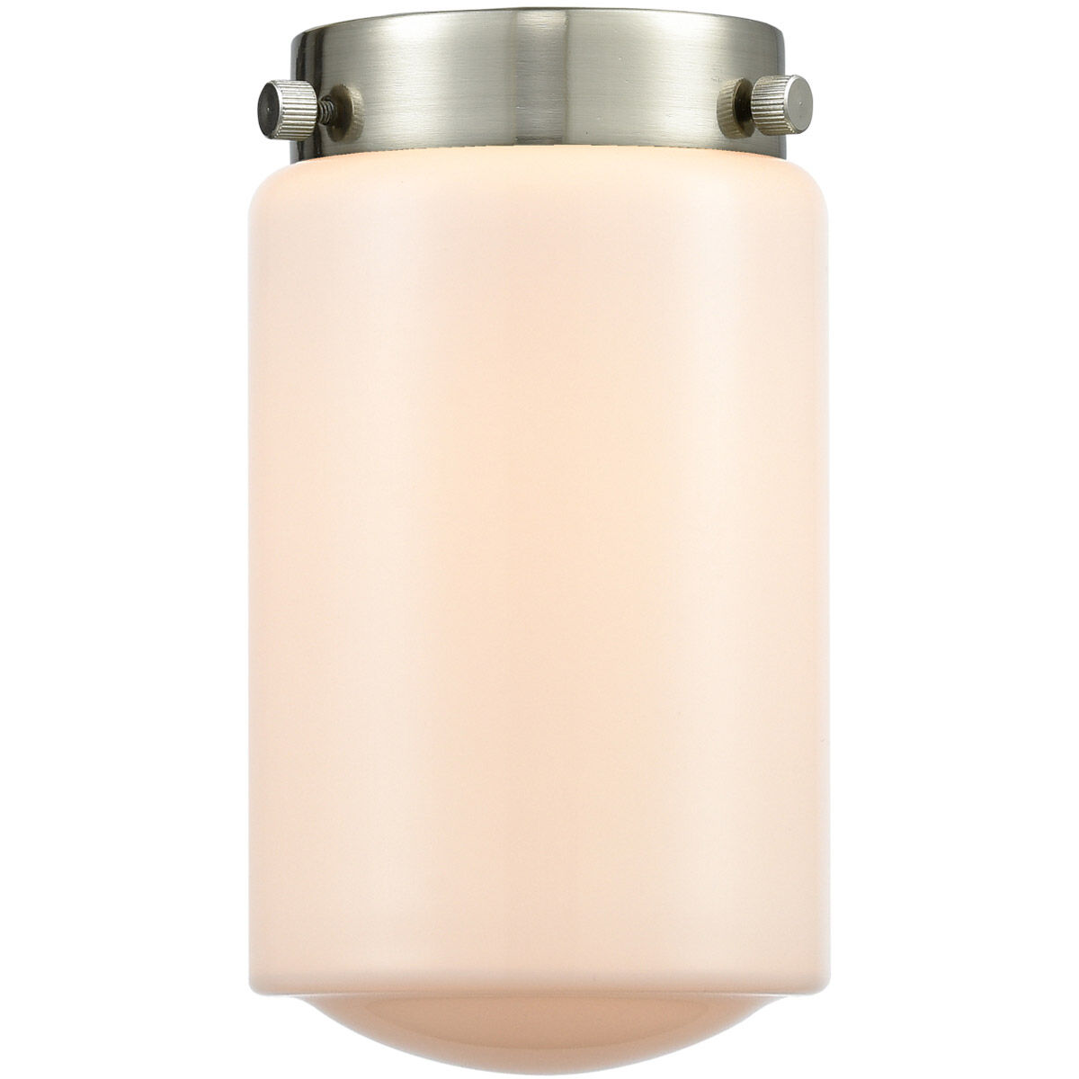 Dover Matte White Cased Glass