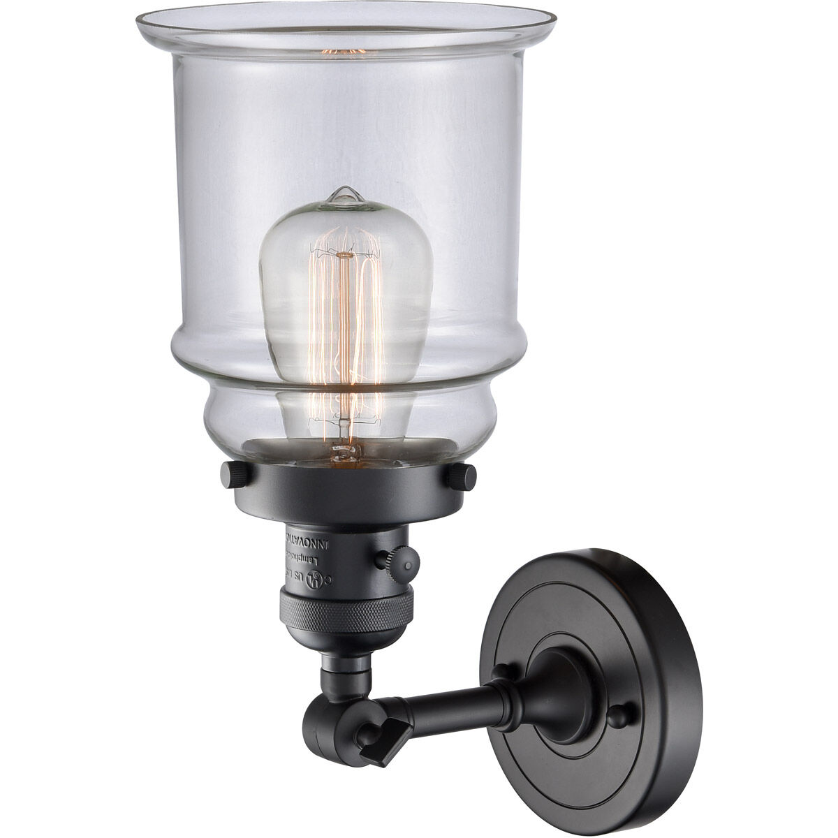 Franklin Restoration Canton LED 6.5 inch Matte Black Sconce Wall Light, Franklin Restoration