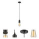 Franklin Restoration Bare Bulb LED 2 inch Oil Rubbed Bronze Mini Pendant Ceiling Light, Franklin Restoration
