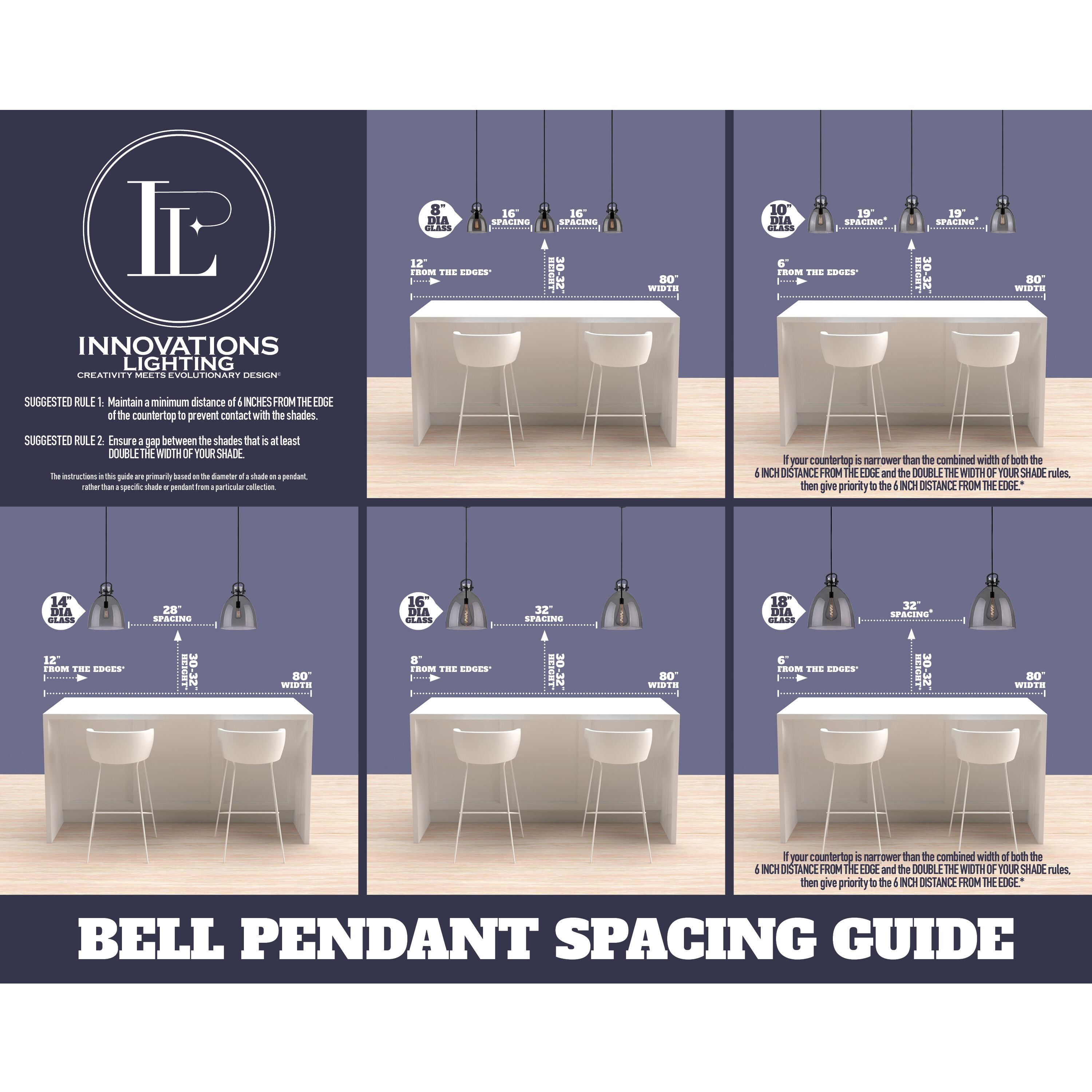 Ballston Bell 1 Light 8 inch White and Polished Chrome Mini Pendant Ceiling Light, Large Bell