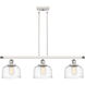 Ballston Bell 3 Light 36.00 inch Island Light