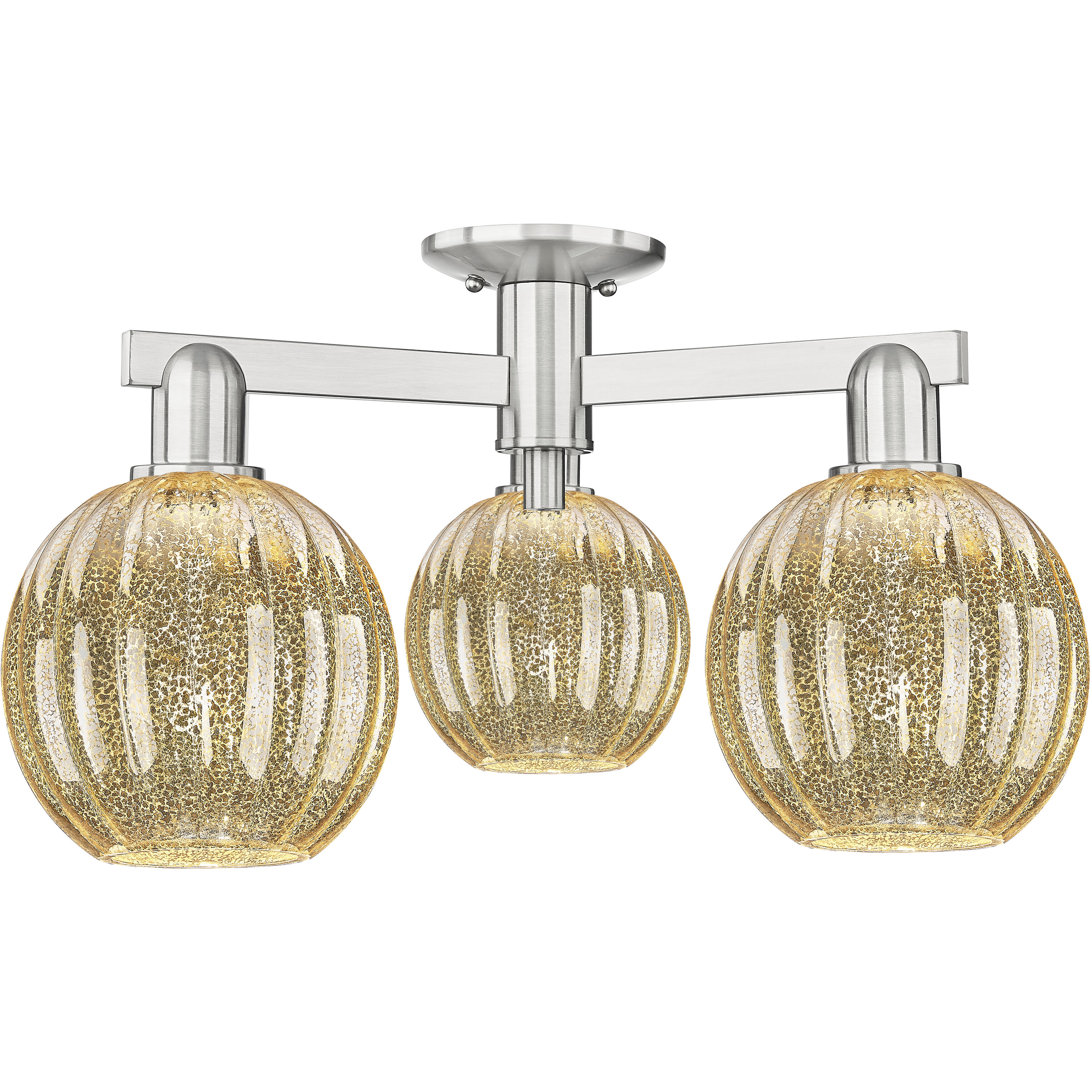 Preston 3 Light 24.50 inch Semi-Flush Mount