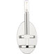 Downtown Urban Lexington Wallchiere Wall Light in Polished Nickel