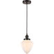 Edison Bullet 1 Light 8 inch Oil Rubbed Bronze Mini Pendant Ceiling Light