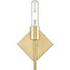 Mia LED 6 inch Satin Brass ADA Sconce Wall Light