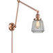 Chatham 30 inch 3.50 watt Antique Copper Swing Arm Wall Light, Franklin Restoration