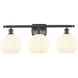 Ballston White Venetian 3 Light 28 inch Oil Rubbed Bronze Bath Vanity Light Wall Light