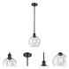 Ballston Athens 1 Light 8 inch Oil Rubbed Bronze Pendant Ceiling Light in Seedy Glass, Ballston