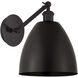 Ballston 1 Light 9 inch Matte Black Sconce Wall Light