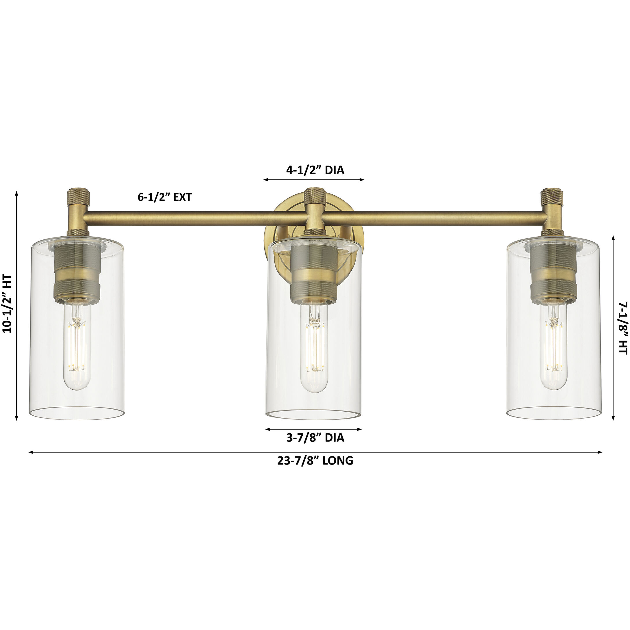 Downtown Urban Crown Point 3 Light 23.88 inch Polished Nickel Bath Vanity Light Wall Light in Deco Swirl