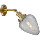 Franklin Restoration Geneseo 1 Light 7 inch Brushed Brass Sconce Wall Light, Franklin Restoration
