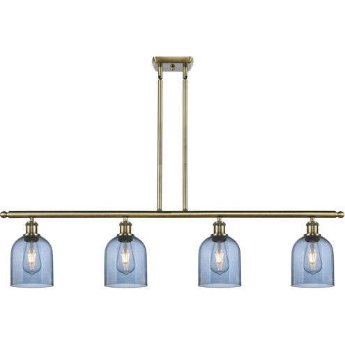 Ballston Bella 4 Light 48 inch Antique Brass Stem Hung Island Light Ceiling Light
