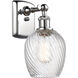 Ballston Salina 1 Light 5 inch Polished Chrome Sconce Wall Light, Ballston