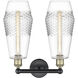 Windham 2 Light 16 inch Black Antique Brass Bath Vanity Light Wall Light